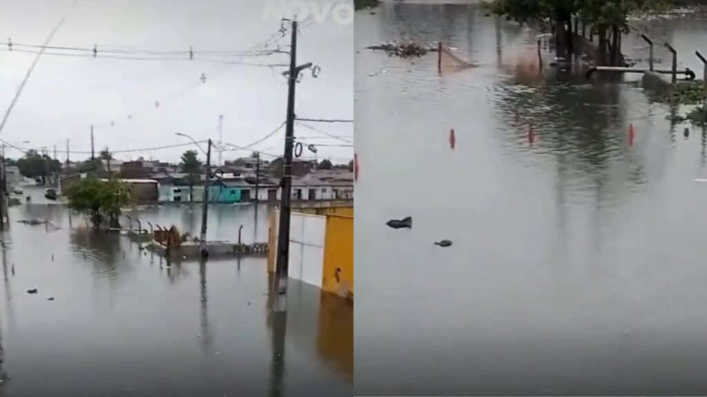 Alagamentos no Jardim Primavera: Lagoa de Captação Transborda em Natal