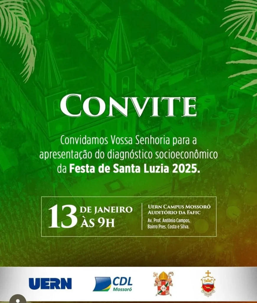 Diagnóstico Socioeconômico da Festa de Santa Luzia 2025 Revela Impactos em Mossoró