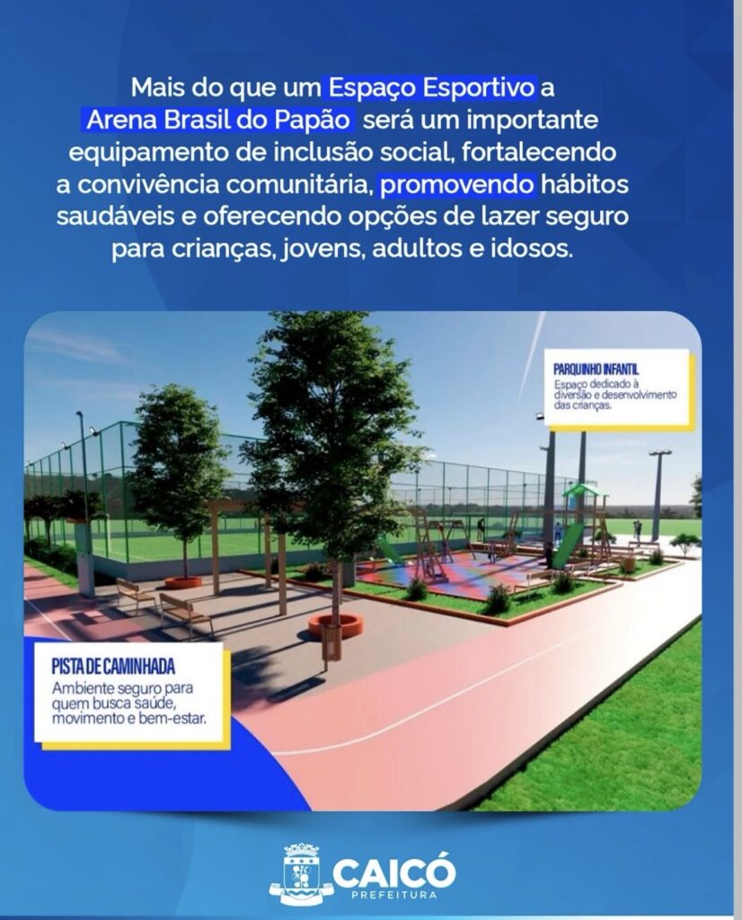 Complexo Esportivo em Caicó: Um Novo Espaço para Esporte e Saúde no Bairro Paraíba