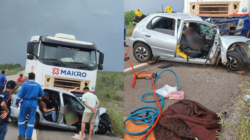 Tragédia na BR-110: Colisão entre Carreta e Carro Deixa Três Mortos no Oeste do RN