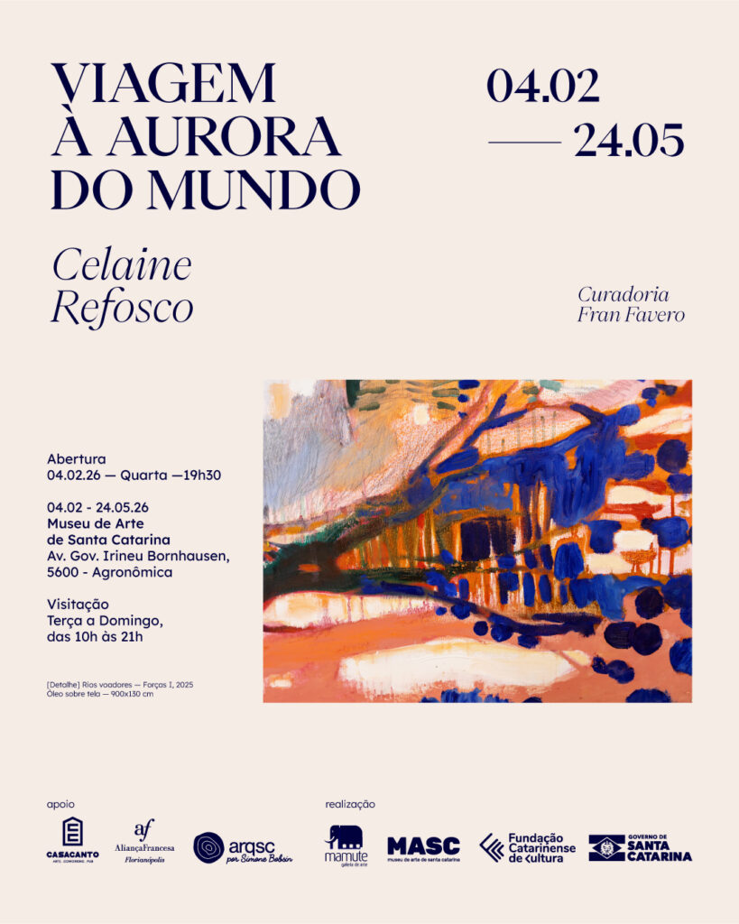 Exposição “Viagem à Aurora do Mundo” de Celaine Refosco no MASC: Uma Experiência Única Exposição "Viagem à Aurora do Mundo" de Celaine Refosco no MASC: Uma Experiência Única