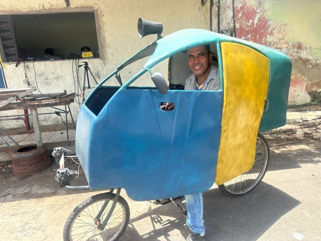 Invenção Criativa: Morador de Mossoró Cria Bicicóptero e Viraliza na Internet Invenção Criativa: Morador de Mossoró Cria Bicicóptero e Viraliza na Internet