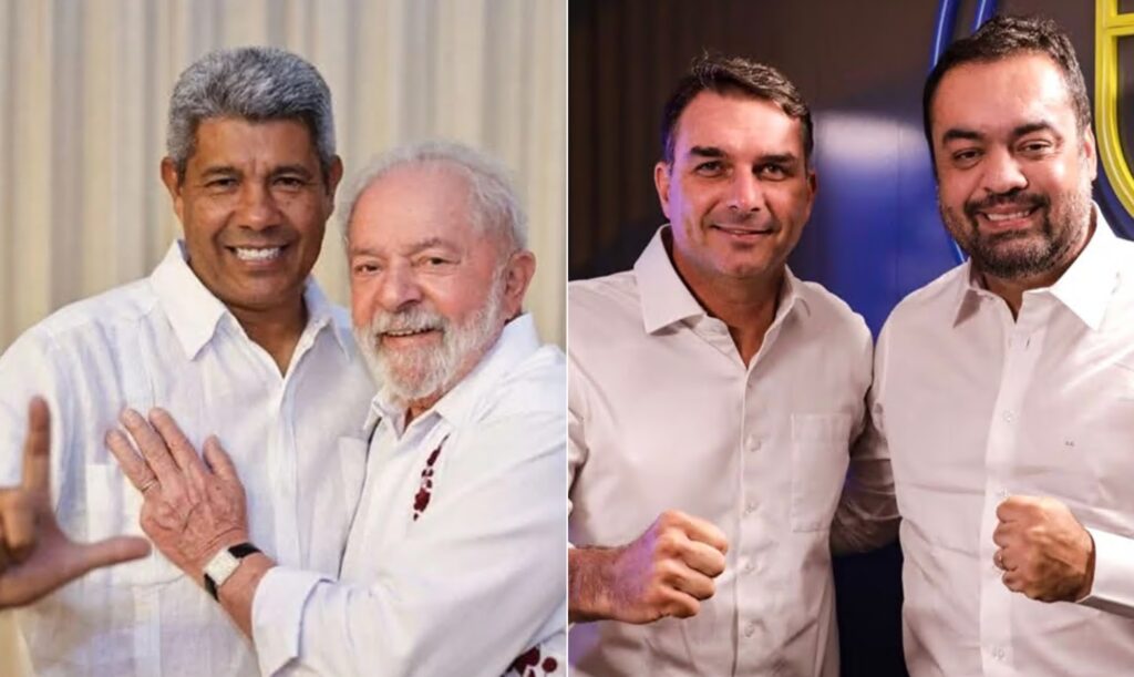 Lula e Flávio Bolsonaro Intensificam Negociações com Governadores para Fortalecer Palanques Eleitorais Lula e Flávio Bolsonaro Intensificam Negociações com Governadores para Fortalecer Palanques Eleitora