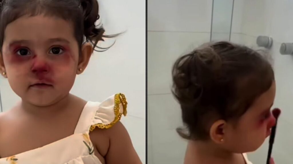 Mãe Encontra Filha Maquiada em Banheiro e Viraliza nas Redes Sociais