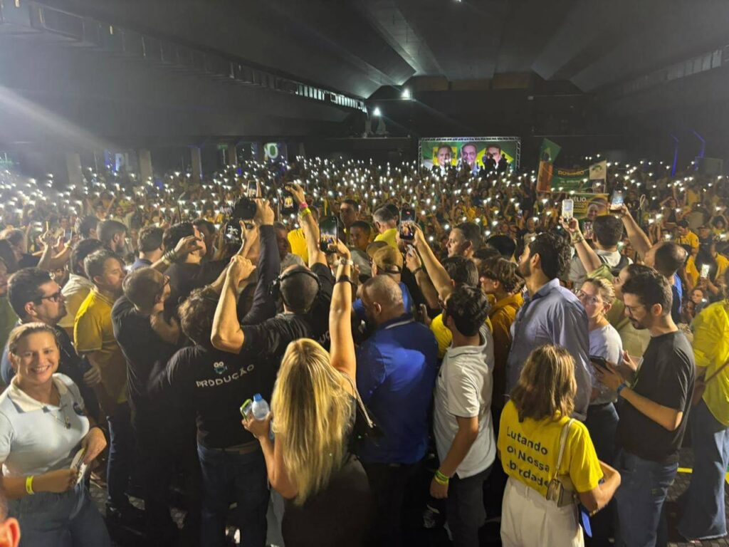 PL Realiza Grande Ato em Natal, Reunindo Mais de 8 Mil Pessoas