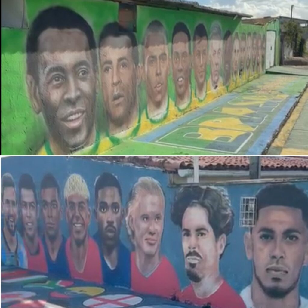 De Pelé a Mbappé: Rua da Copa em Macaíba se Renova e Aquece o Clima do Mundial