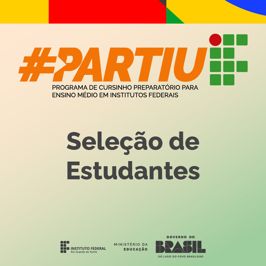 Matrículas Abertas para o PartiuIF 2026 no IFRN: Garanta sua Vaga! Matrículas Abertas para o PartiuIF 2026 no IFRN: Garanta sua Vaga!