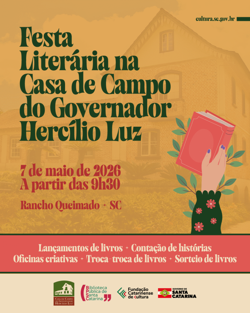 1ª Festa Literária na Casa de Campo do Governador Hercílio Luz: Celebração da Cultura Catarinense