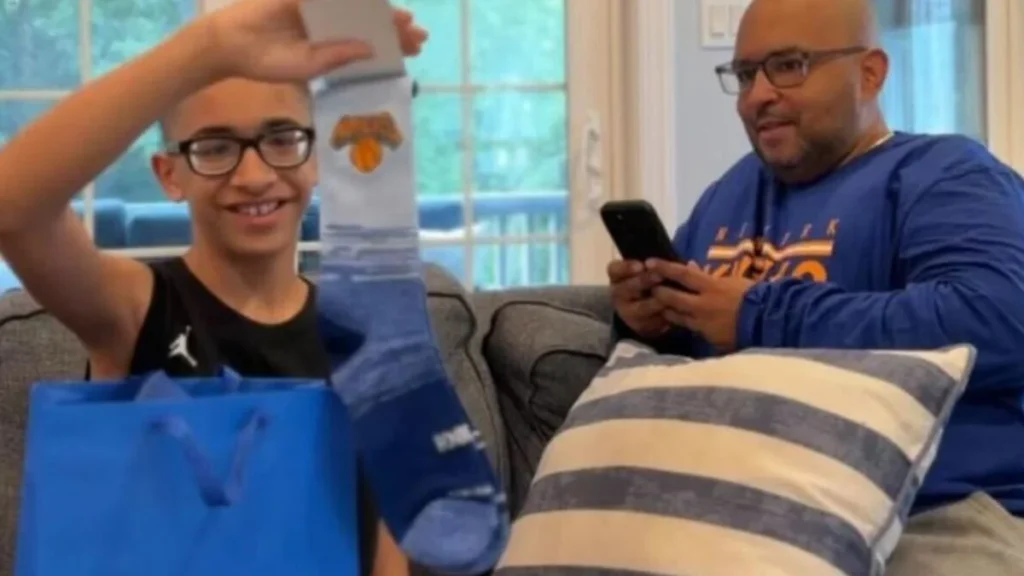Mãe surpreende filho com bilhete de 1.500 euros para o Jogo 5 dos Knicks-Cavs