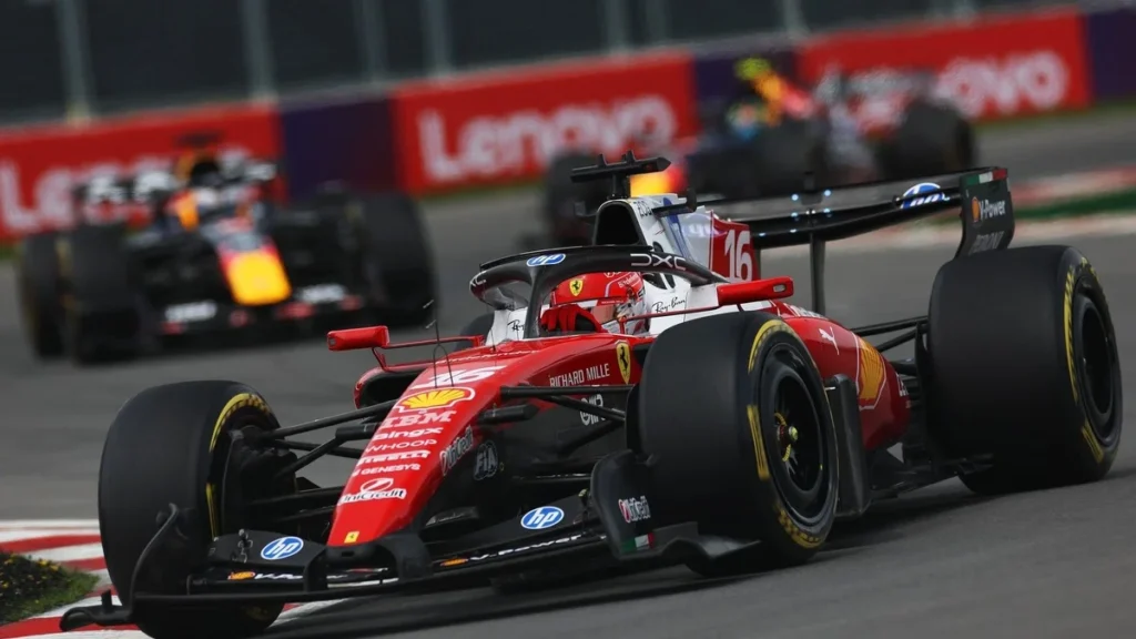GP do Canadá 2026: Testes da Pirelli indicam vantagem para Ferrari e Red Bull na chuva
